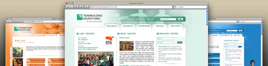 Уеб страница Teambuilding Adventures Уеб страница Teambuilding Adventures